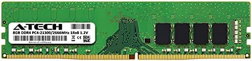 החלפת זיכרון RAM של A-Tech 8GB עבור Hynix HMA81GU6JJR8N-VK | DDR4 2666MHz PC4-21300 UDIMM NONE ECC 1RX8 1.2V מודול זיכרון 288